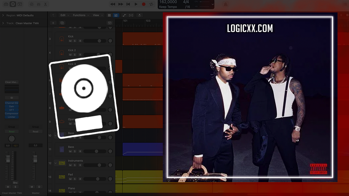 Kendrick Lamar / Metro Boomin Promo 7” Future / Metro Boomin / Kendrick Lamar: “Like That” Track