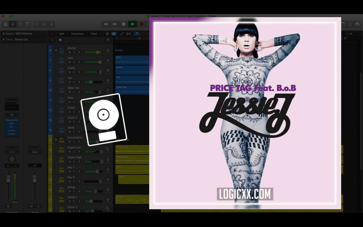 Jessie J - Price Tag ft. B.o.B Logic Pro Remake (Pop) – logicxx