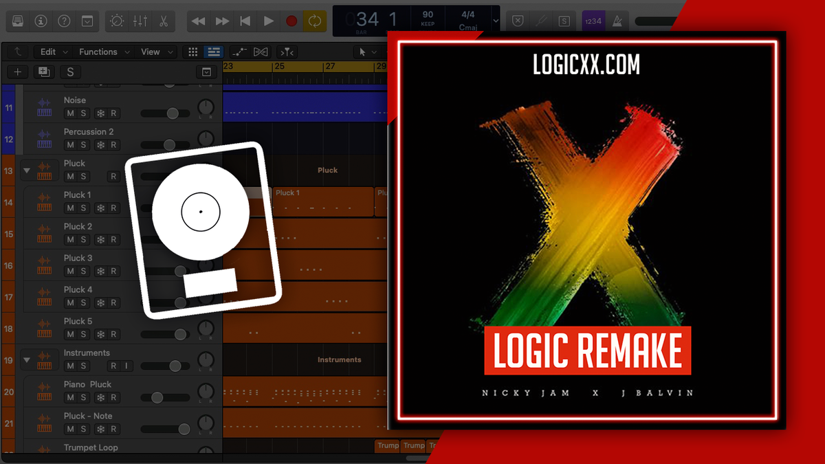 Nicky Jam x Balvin X (EQUIS) Logic Pro Template (Reggaeton)