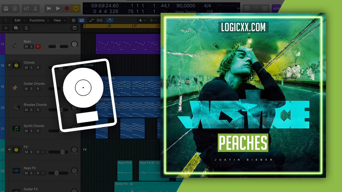 Justin Bieber ft. Daniel Caesar & Giveon - Peaches Logic Pro