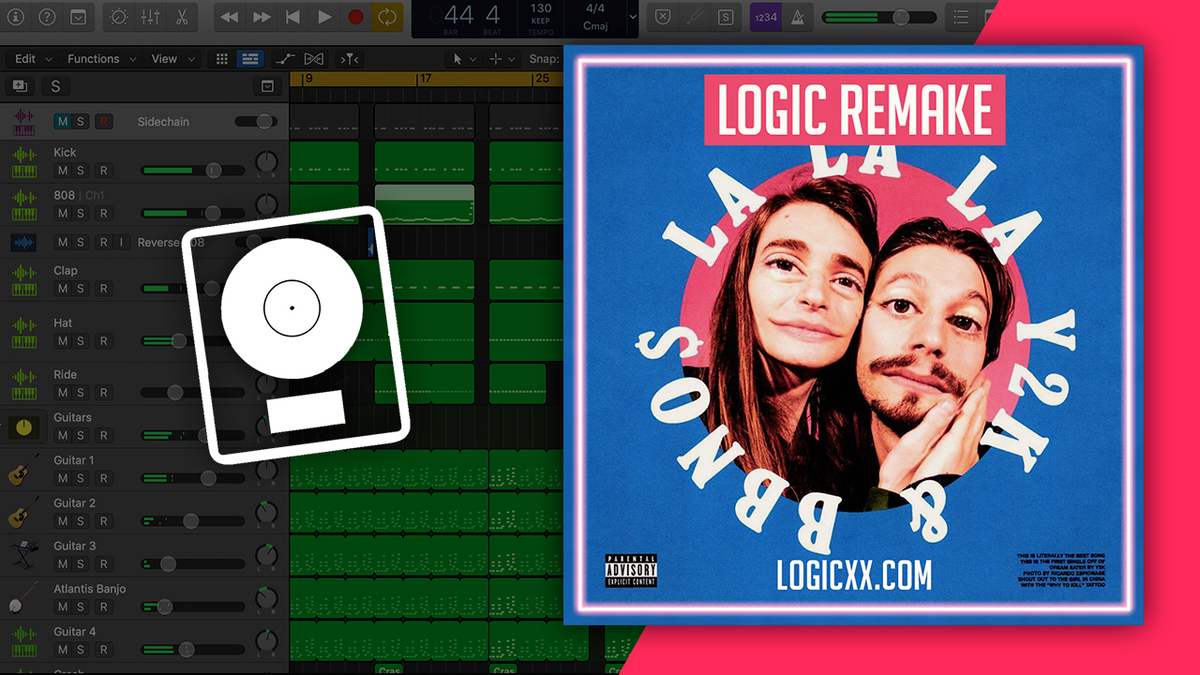 Y2k & bbno$ - Lalala Logic Pro Remake (Hip-hop Template) – logicxx