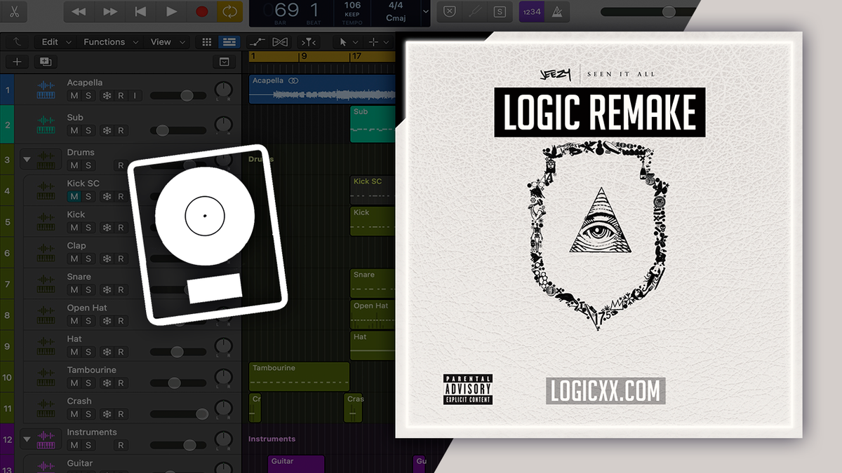 Young Jeezy - Seen It All (feat. JAY Z) Logic Pro Remake (Hip-Hop