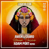 Awen & Caiiro - Your Voice (Adam Port Remix) Logic Pro Remake (Techno)