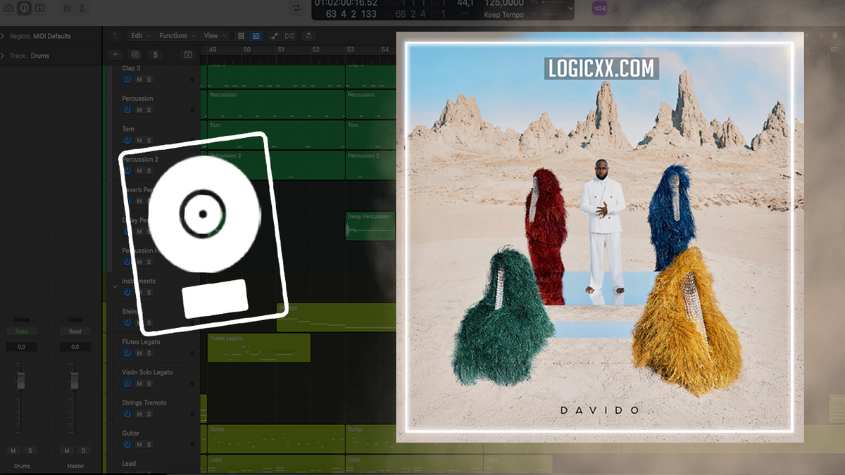 Davido - With You ft. Omah Lay Logic Pro Remake (Afro House) – logicxx