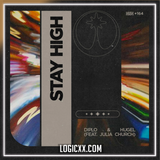 Diplo & Hugel - Stay High (feat. Julia Church) Logic Pro Remake (Organic House)