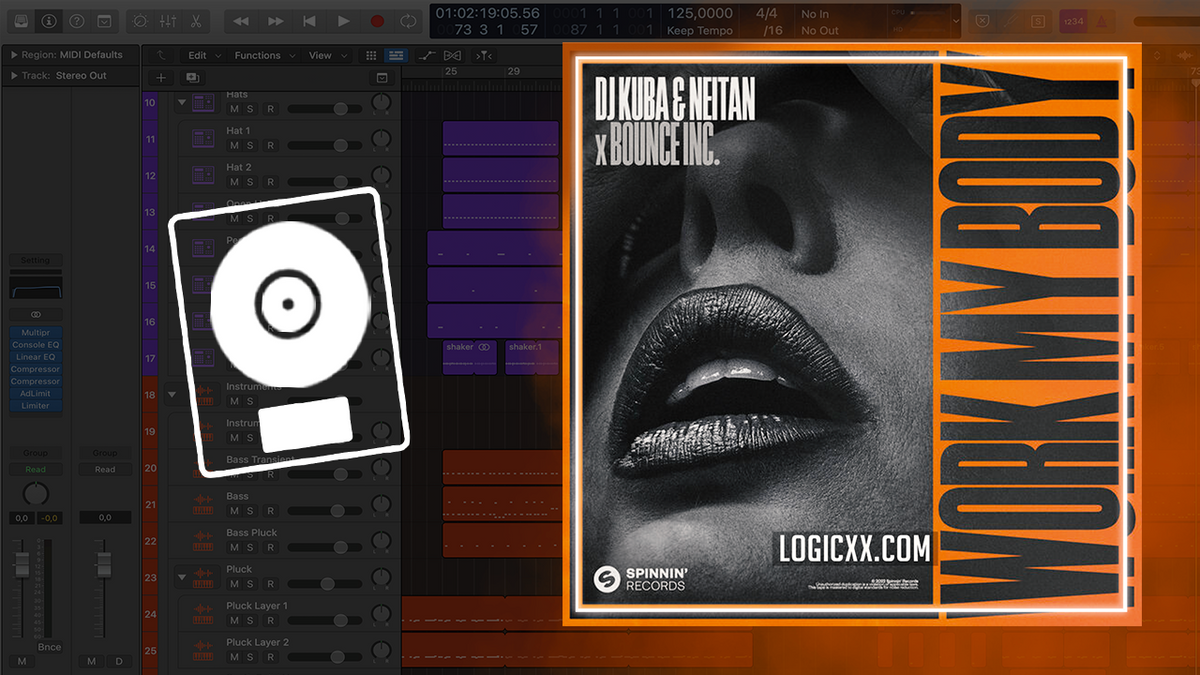 Dj Kuba Neitan X Bounce Inc Work My Body Logic Pro Remake Dance