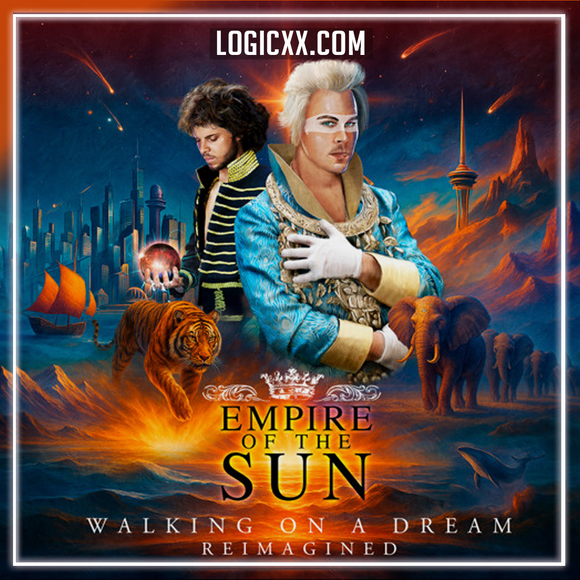 Empire Of The Sun, BLOND:ISH - Walking On A Dream (BLOND:ISH Remix) Logic Pro Remake (Dance Pop)