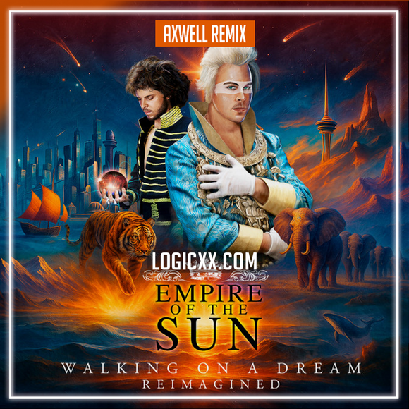 Empire Of The Sun, Michael Calfan - Walking On A Dream (Axwell Remix) Logic Pro Remake (Dance Pop)