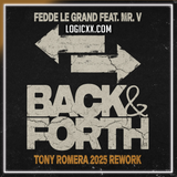 Fedde Le Grand, Mr. V - Back & Forth (Tony Romera 2025 Rework­­) Logic Pro Remake (Tech House)