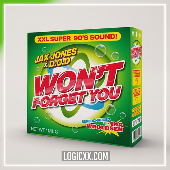 Jax Jones, D.O.D, Ina Wroldsen - Won't Forget You Logic Pro Remake (Eurodance / Dance Pop)