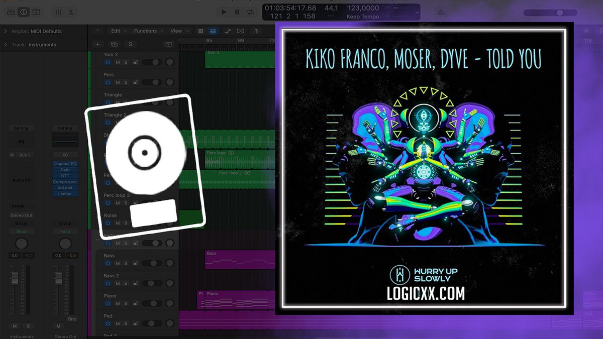 Kiko Franco Moser Dyve Told You Logic Pro Remake Afro House Logicxx