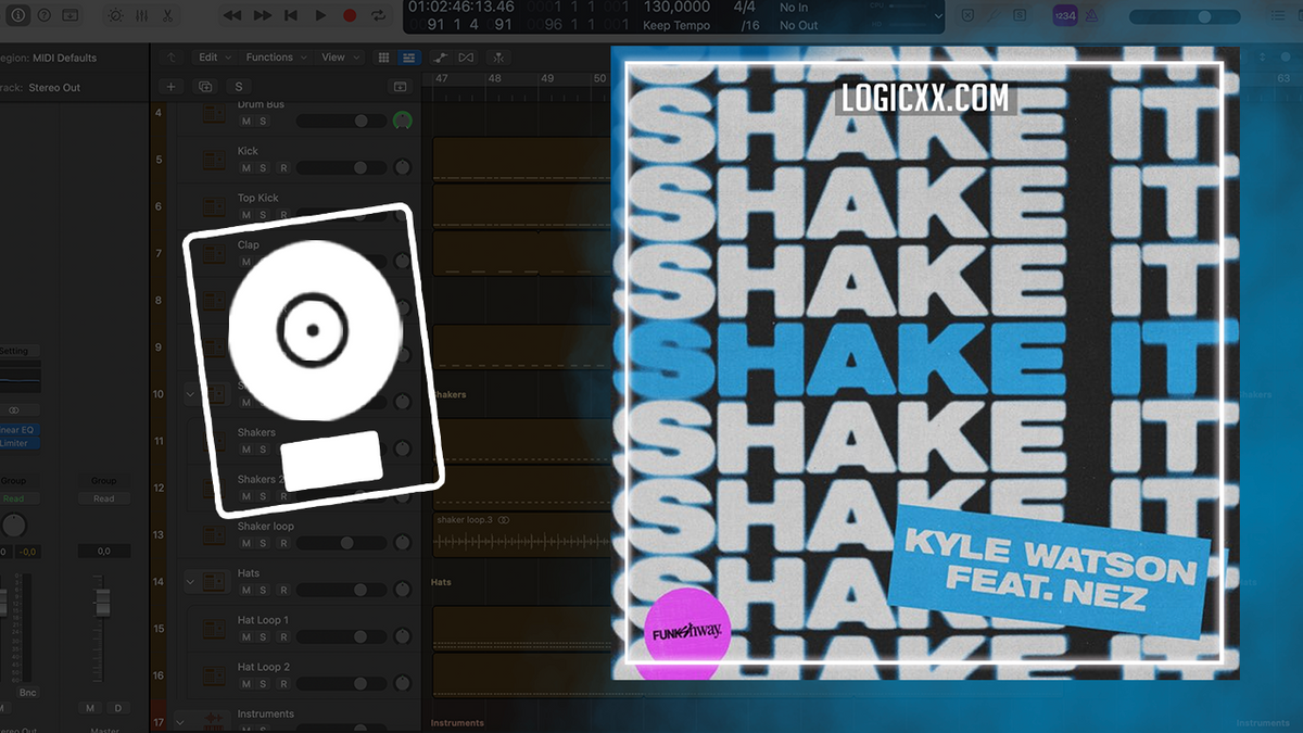 Kyle Watson - Shake It ft NEZ Logic Pro Remake (Tech House) – logicxx