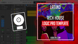 Latino - Tech House Logic Pro Template (Chris Lorenzo, HÄWK Style)