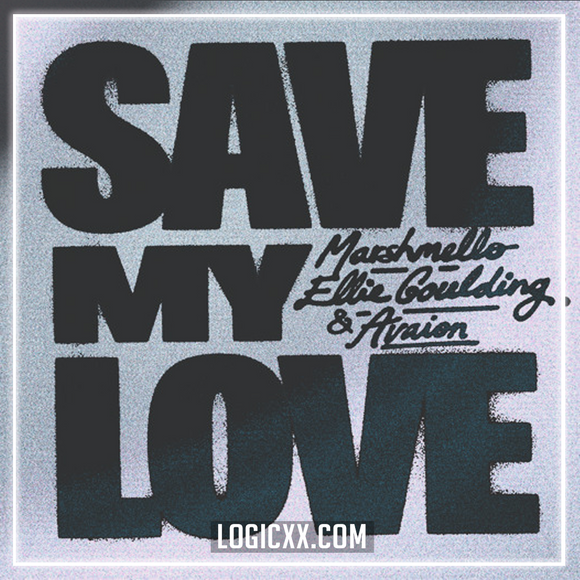 Marshmello, Ellie Goulding, AVAION - Save My Love Logic Pro Remake (Dance Pop)