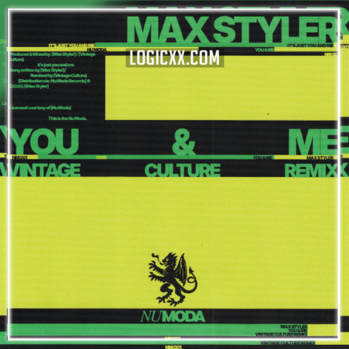 Max Styler - You & Me (Vintage Culture Remix) Logic Pro Remake (Melodic House)