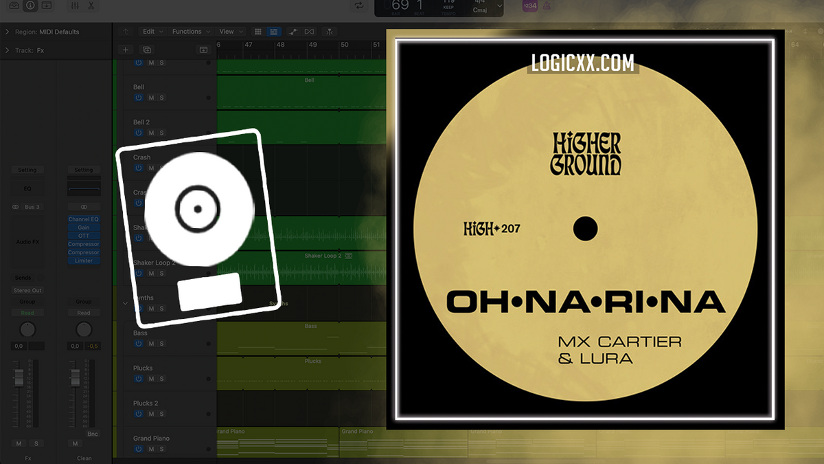 Mx Cartier & Lura - Oh Na Ri Na Logic Pro Remake (Afro House) – logicxx