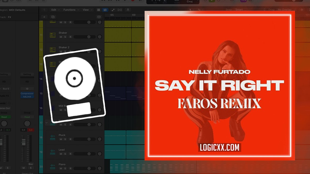 Nelly Furtado - Say It Right (Faros Remix) Logic Pro Remake (Afro Hous ...