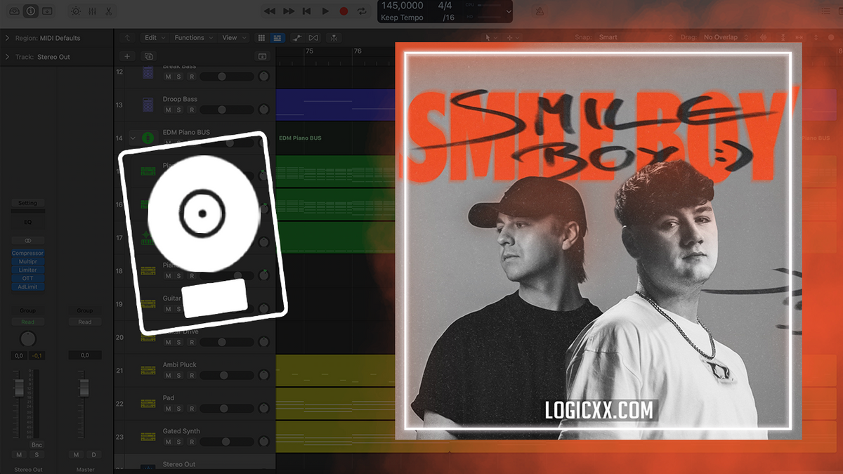 Niklas Dee & A7S - Smile Boy Logic Pro Remake (Dance) – logicxx