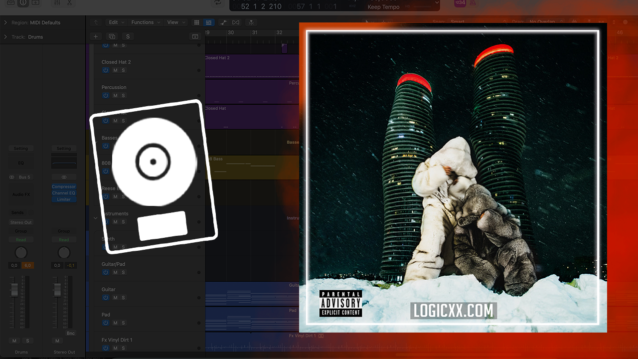 PARTYNEXTDOOR, Drake - SOMEBODY LOVES ME Logic Pro Remake (Hip-Hop) logicxx PARTYNEXTDOOR, Drake - SOMEBODY LOVES ME Logic Pro Remake (Hip-Hop) logicxx