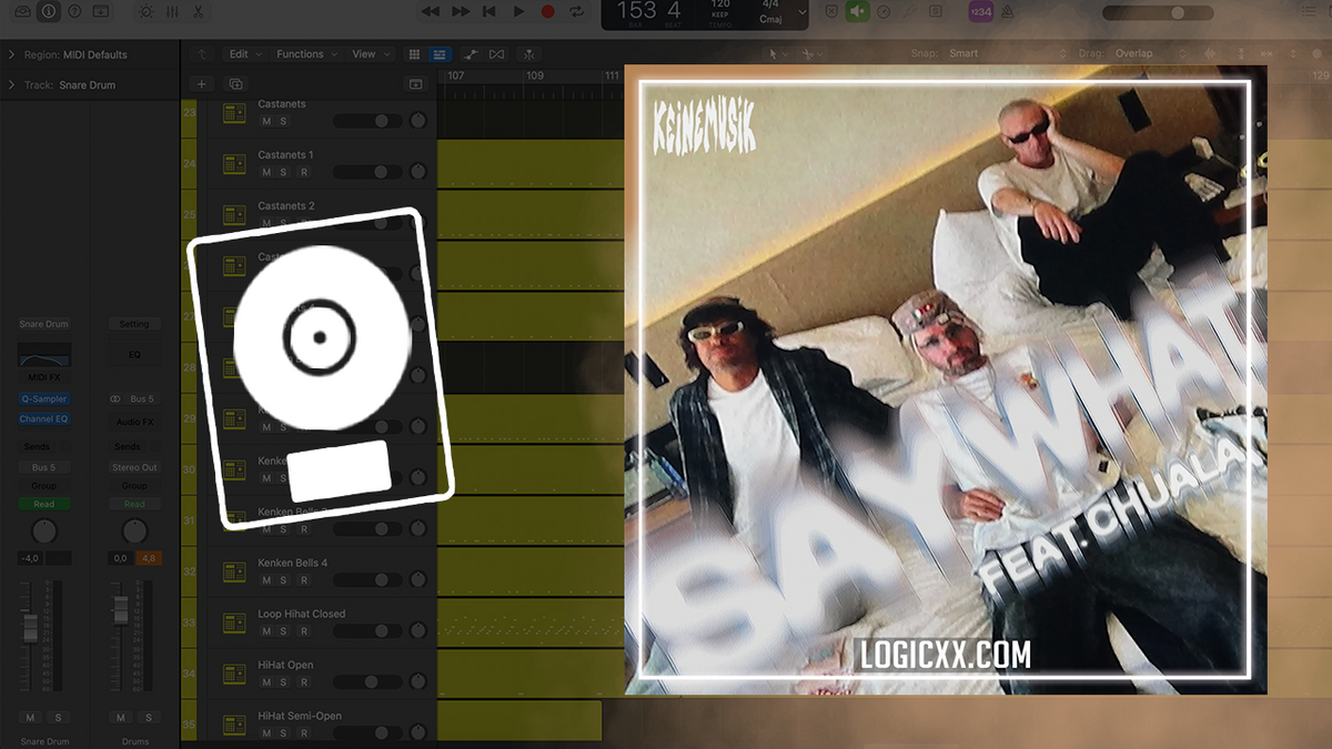 Logic Afro Rampa. Adam Port. &ME feat Chuala - Say What Logic Pro Remake (Afro Ho ...