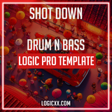 Shot Down - Drum & Bass Logic Pro Template (Down Chase & Status Style)