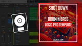 Shot Down - Drum & Bass Logic Pro Template (Down Chase & Status Style)