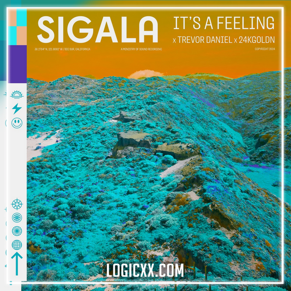 Sigala, Trevor Daniel, 24kGoldn - It's A Feeling Logic Pro Remake (Eurodance / Dance Pop)