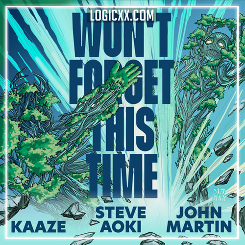 Steve Aoki & KAAZE - Won't Forget This Time ft. John Martin Logic Pro Remake (Dance Pop)