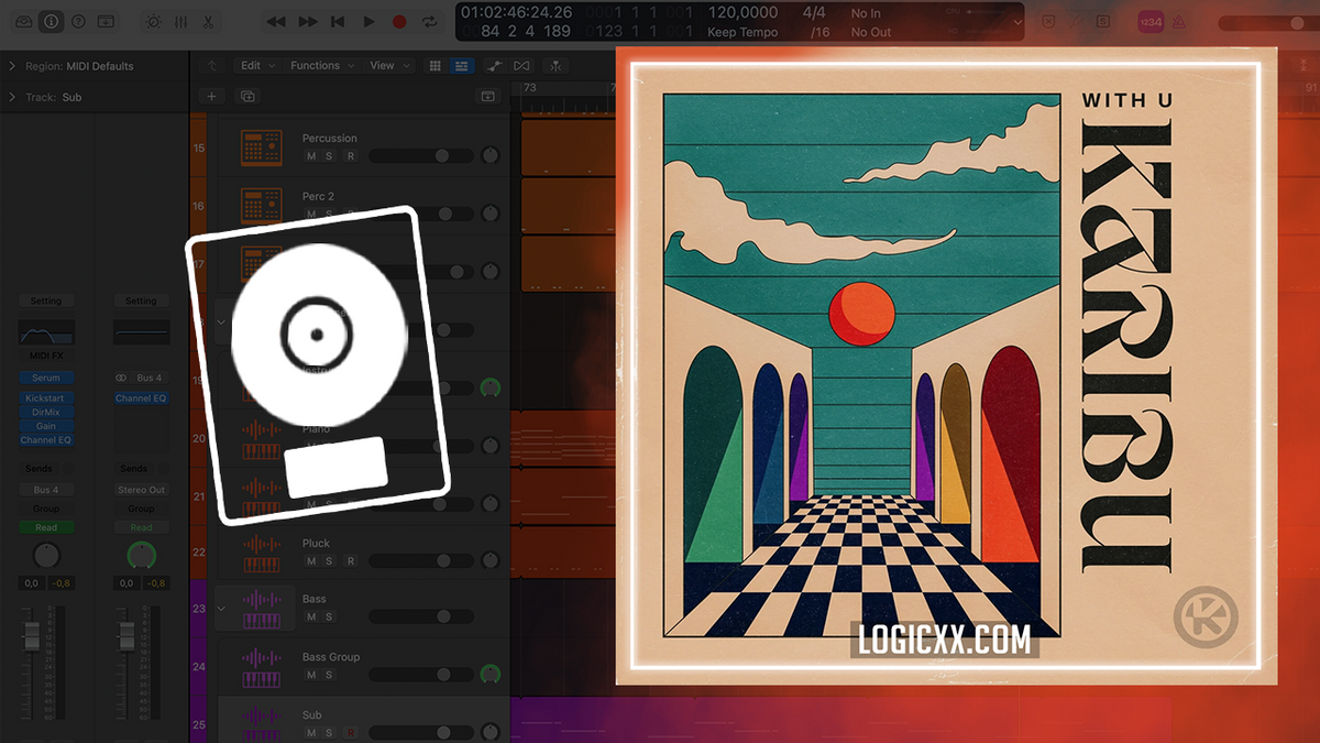 Logic Afro WITH U - Karibu Logic Pro Remake (Afro House) β logicxx