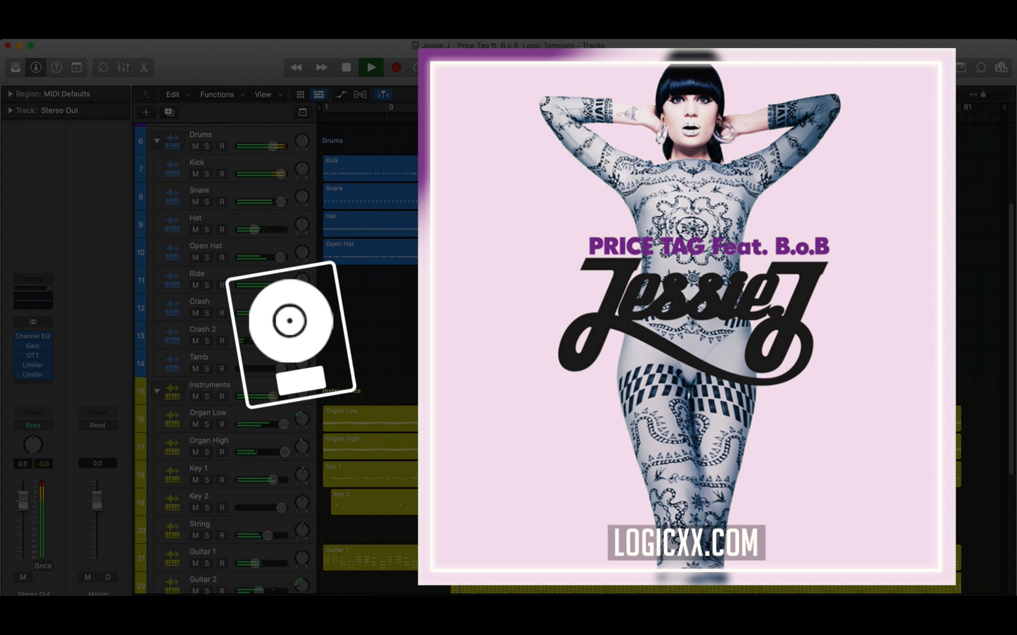 Jessie J - Price Tag ft. B.o.B Logic Pro Remake (Pop) – logicxx