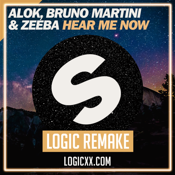 Alok, Bruno Martini feat. Zeeba - Hear Me Now Logic Pro Remake (Dance)