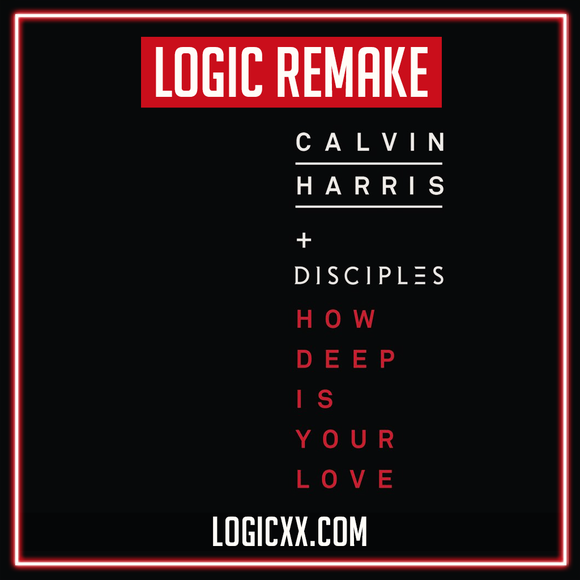 Calvin Harris - How deep is your love Logic Pro Remake (House Template)