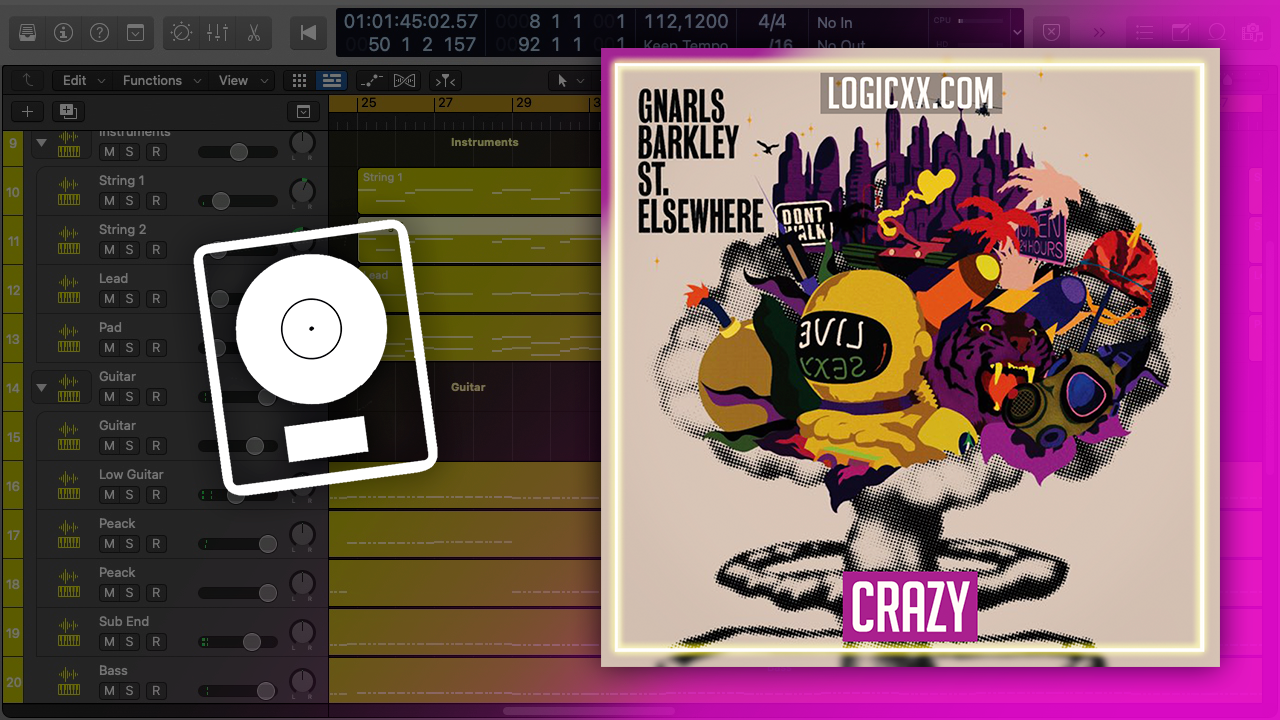 Gnarls Barkley - Crazy Logic Pro Remake (Pop) – logicxx