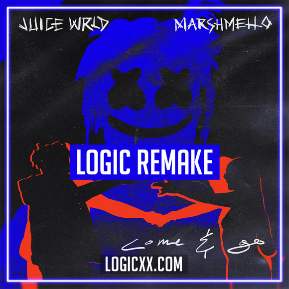 Juice WRLD & Marshmello - Come & Go Logic Pro Template (Pop)
