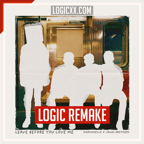 Marshmello x Jonas Brothers - Leave Before You Love Me Logic Pro Remake (Dance)