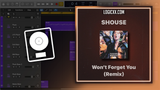 SHOUSE - Won't Forget You Nawar Omran Remix Logic Pro Remake (Dance)