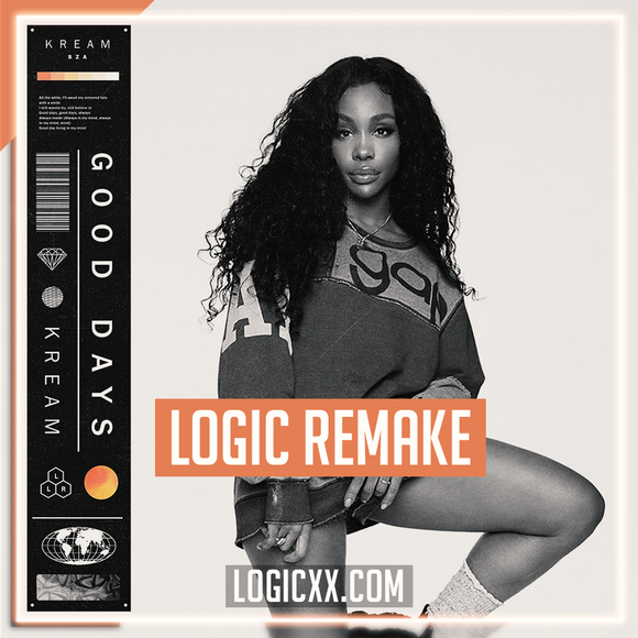 SZA - Good Days (KREAM Remix) Logic Pro Remake (Dance)