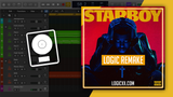 The Weeknd ft Daft Punk - Starboy Logic Pro Remake (Hip-Hop Template)