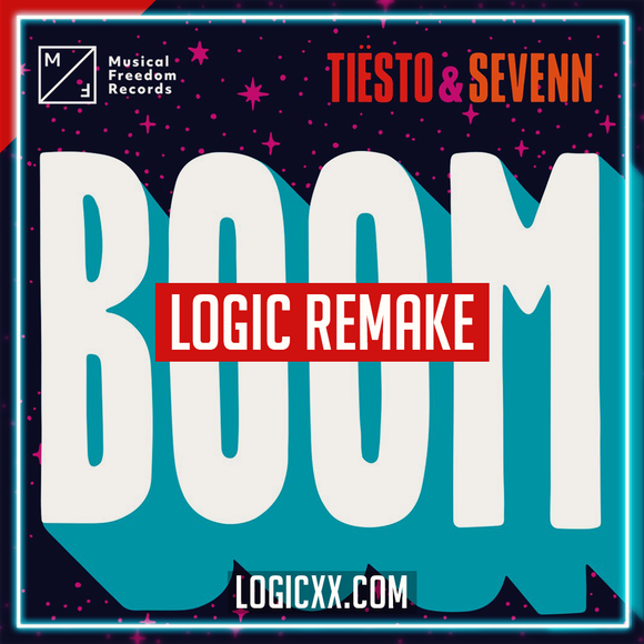 Tiësto & Sevenn - BOOM Logic Pro Remake (Dance)