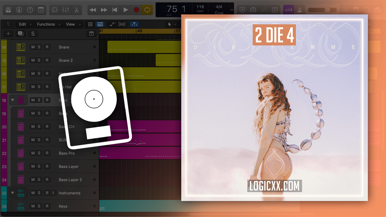 Tove Lo - 2 die 4 Logic Pro Remake (Dance) – logicxx