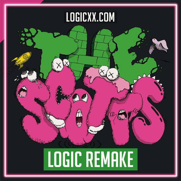 Travis Scott & Kid Cudi - The Scotts Logic Pro Remake (Hip-hop Template)