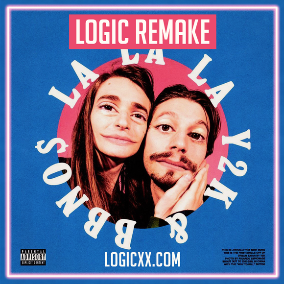Y2k & bbno$ - Lalala Logic Pro Remake (Hip-hop Template)